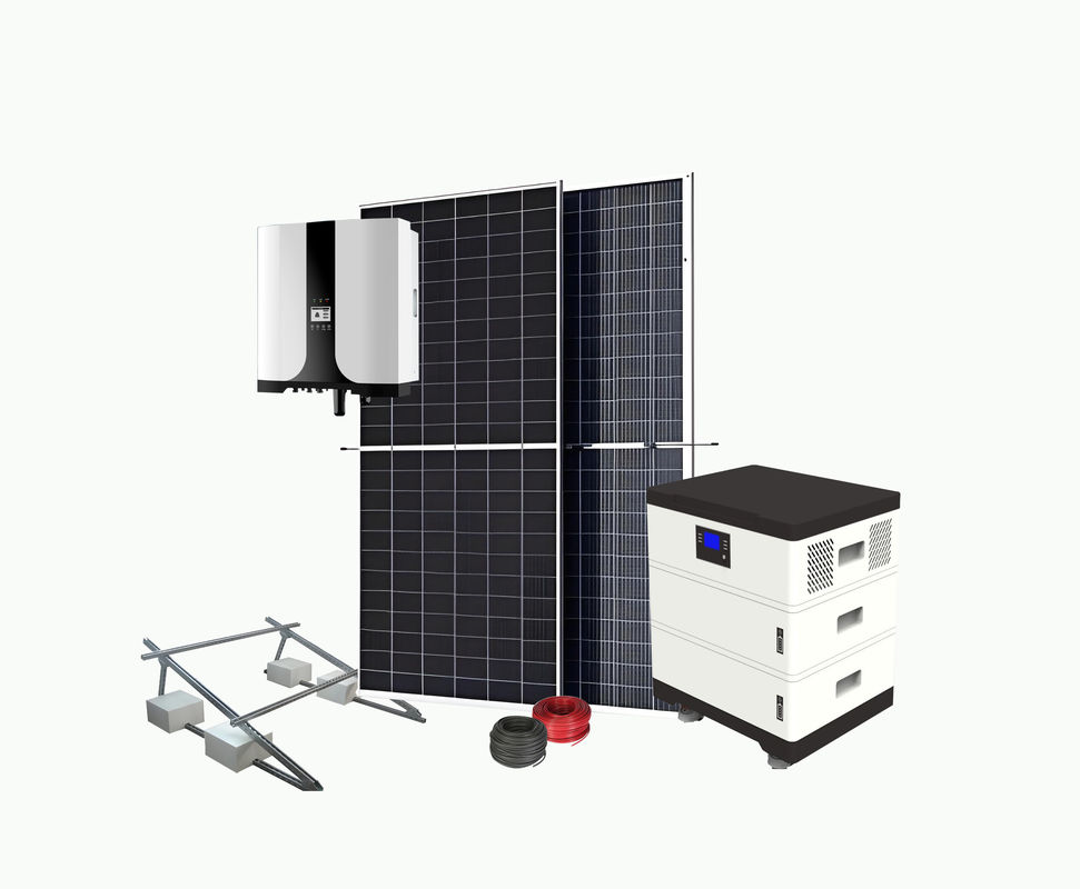 Wydajna sieć mikrowirtualna poza siecią z przechowywaniem LFP 8kw 14kwh AC 1faza 220V